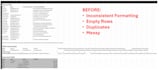 transform confusing spreadsheets into clean, usable data