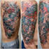 create professional trash polka tattoo design
