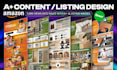 create pro amazon listing images and a plus content for fba