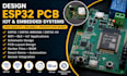 design esp32 pcb, iot smart home system, wifi ble, embedded system circuit