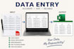 do fast and accurate data entry, exel, copy paste