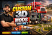 create high quality custom 3d ets2  ats skis tucks trailes and maps