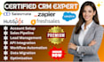 automate hubspot salesforce google sheet salesmate zapier integration freshsales