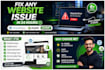 fix wordpress bugs, shopify issues and website errors fast
