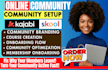 setup skool community skool course upload engagement manager member onboarding