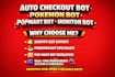 build auto checkout bot, pokemon bot, popmart bot, monitor bot