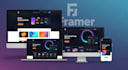 design framer website build responsive landing page animation framer developer