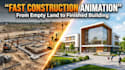 create cinematic real estate, construction timelapse  completion video