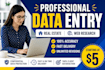 do real estate data entry and web research