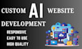 develop ai website, ai chatbot, ai web app, ai tools