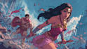 illustrate comic book covers, pages, pinups, superheroes