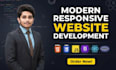 build a modern responsive website using react and bootstrap