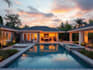 design frontyard, backyard, pool, patio as a landscape architect