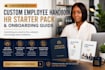 write a custom employee handbook, HR starter pack, policies onboarding guide