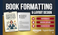 do kdp book formatting, paperback formatting, book layout design