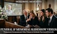 create funeral memorial video or tribute slideshow in 24hrs