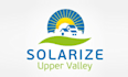 design minimalist super solar valley logo