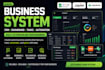 business operating system CRM dashboard task manager automation with supabase