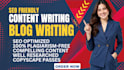 provide SEO blog writing, copywriting and content writing