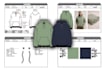 design flat tech pack clothing garments fashion specificatio