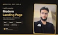 create a responsive landing page using HTML CSS react
