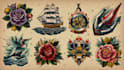 create awesome old school tattoo style design