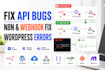 quickly fix broken api, fix n8n workflow, webhook and wordpress bug