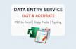 do copy paste and data entry