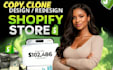 clone shopify store duplicate shopify redesign copy shopify website