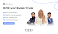 do b2b saas lead generation and book qualified sales meetings