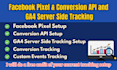 setup facebook pixel conversions API server side tracking