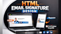 design clickable HTML signature for gmail outlook apple