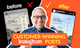 design professional instagram posts that bring customers