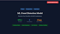build a fraud detection machine learning model in python
