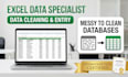 professional data entry, web research, copy paste tasks