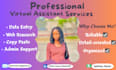 your virtual assistant for data entry, web research and admin support