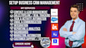 setup healthcare crm zoho hubspot