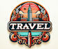 design a professional travel logo