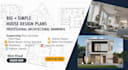 provide floor plans, elevations, sections, and interior layouts for homes