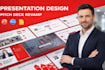 redesign powerpoint presentation and revamp pitch deck slides