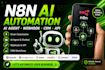 create n8n ai automation, n8n ai agent, webhook, crm workflow, api integration