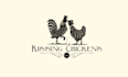 design professional unique kissing chickens logo