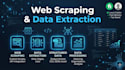 do web scraping and data extraction using python