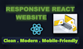 build a responsive reactjs website