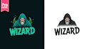 make an amazing wizard logo with express delivery