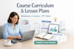 create complete course curriculum lesson plans worksheet activities on any topic