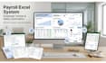 create payroll excel sheet, employee tracker, salary, dashboard system, payslips