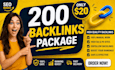 build SEO off page backlinks to improve your website ranking