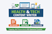 write health and tech articles, blog posts, and SEO content