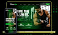 do modern gym website design